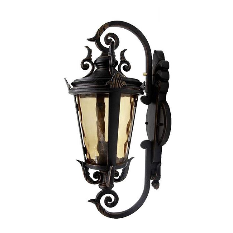 Marsylia tradycyjna wysokobrązowa lampa zewnętrzna