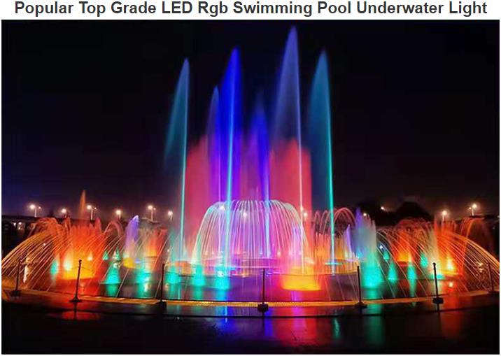 Popularne Top Clade LED Rgb Basen Underwater Light