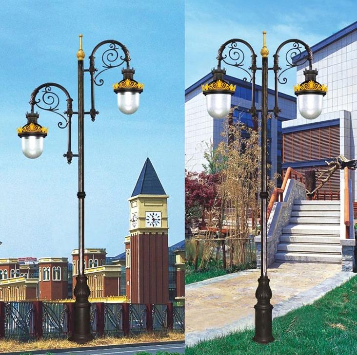 Uliczne lampy typu outdoor gipsowy latarnia ogrodowa z latarnią